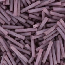 Miyuki twisted bugle beads 2x12mm Matted opaque dusty orchid TW2012-2024